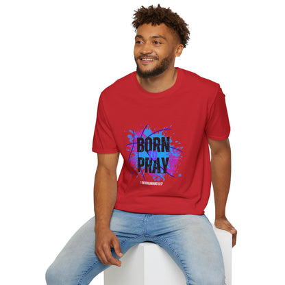 Born to Pray T-Shirt — Inspirational Faith Graphic Tee