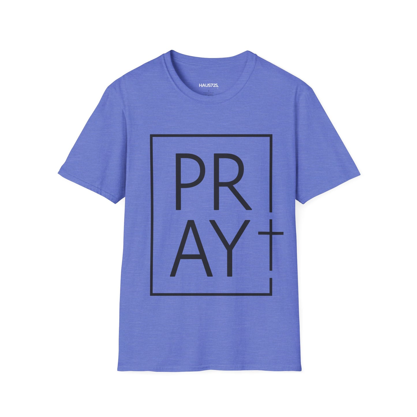 PRAY T‑Shirt — Minimal Faith Graphic Tee (Boxed Typography)