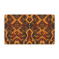 Southwest Tribal Pattern Polyester Doormat — Rustic Geometric Entry Mat